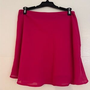 Chic Fuchsia A-Line Skirt